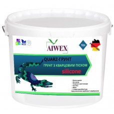 AIWEX грунт-фарба з кварцовим піском 10л SILIKONE високоміцна купить по низким ценам