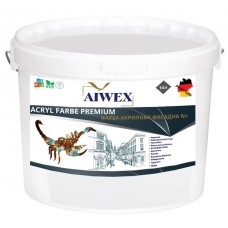 Фарба акрилова фасадна ACRYL FARBE PREMIUM PRO 10 Л 14кг купить по низким ценам