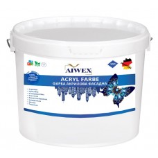 Фарба акрилова фасадна AIWEX AKRYL FARBE 10 Л Прозора База С купить по низким ценам